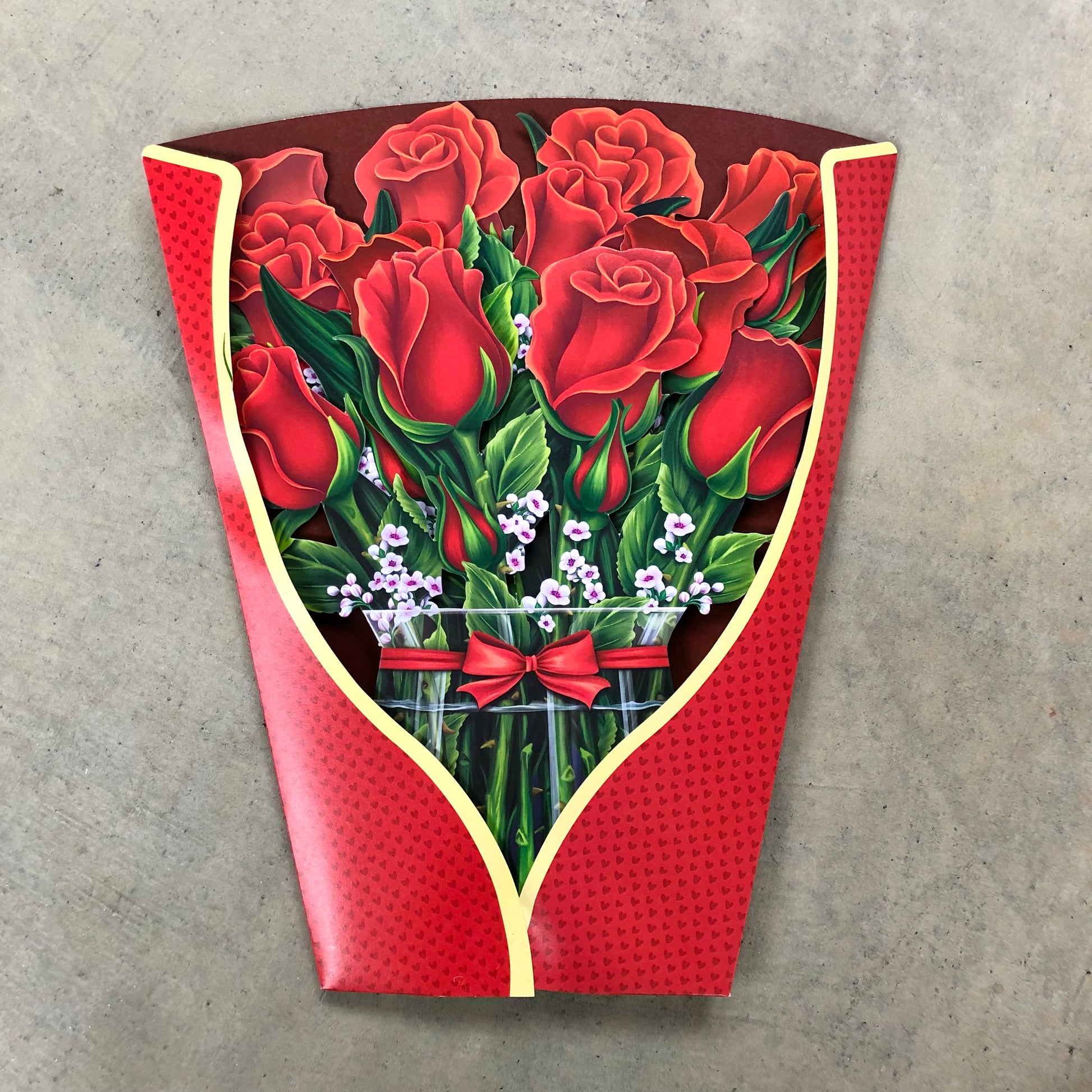 Polish Art Center - Polish Gift Wrapping Paper - Red Roses