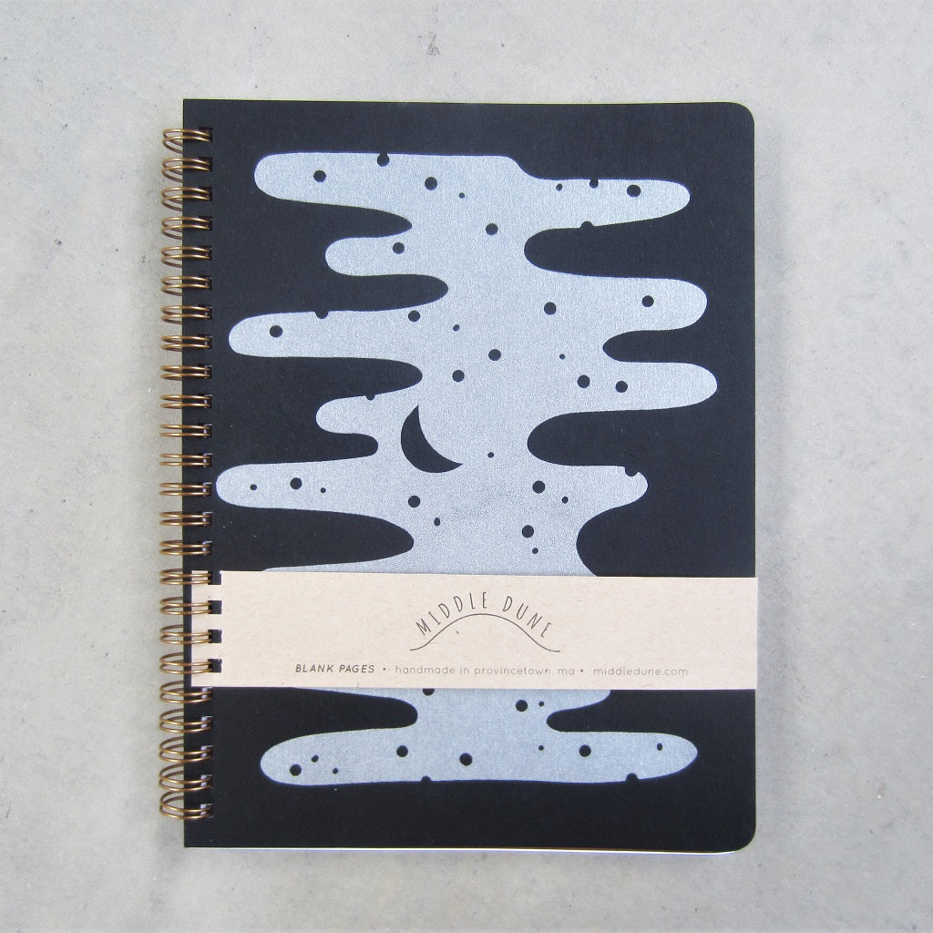 Coil Notebook: Cloudy Night