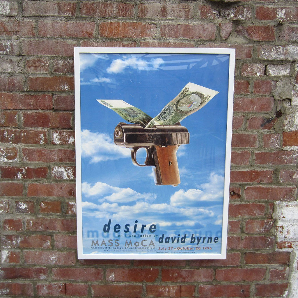 David Byrne 1996 Exhibition Poster