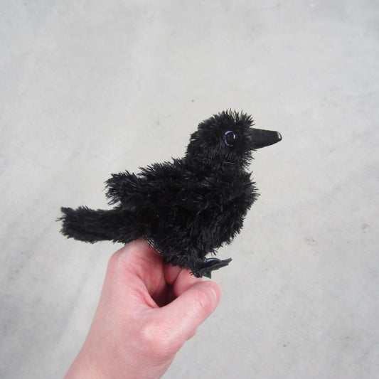 Finger Puppet: Mini Raven