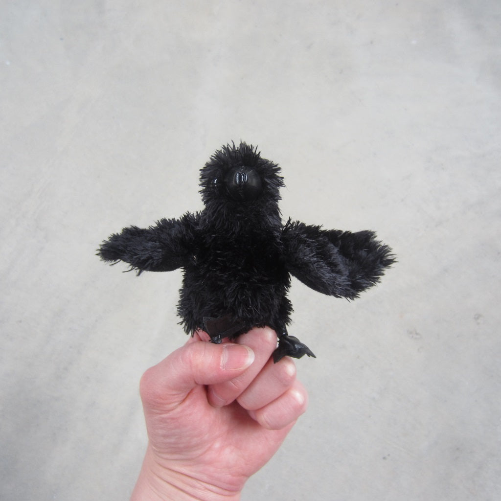 Finger Puppet: Mini Raven