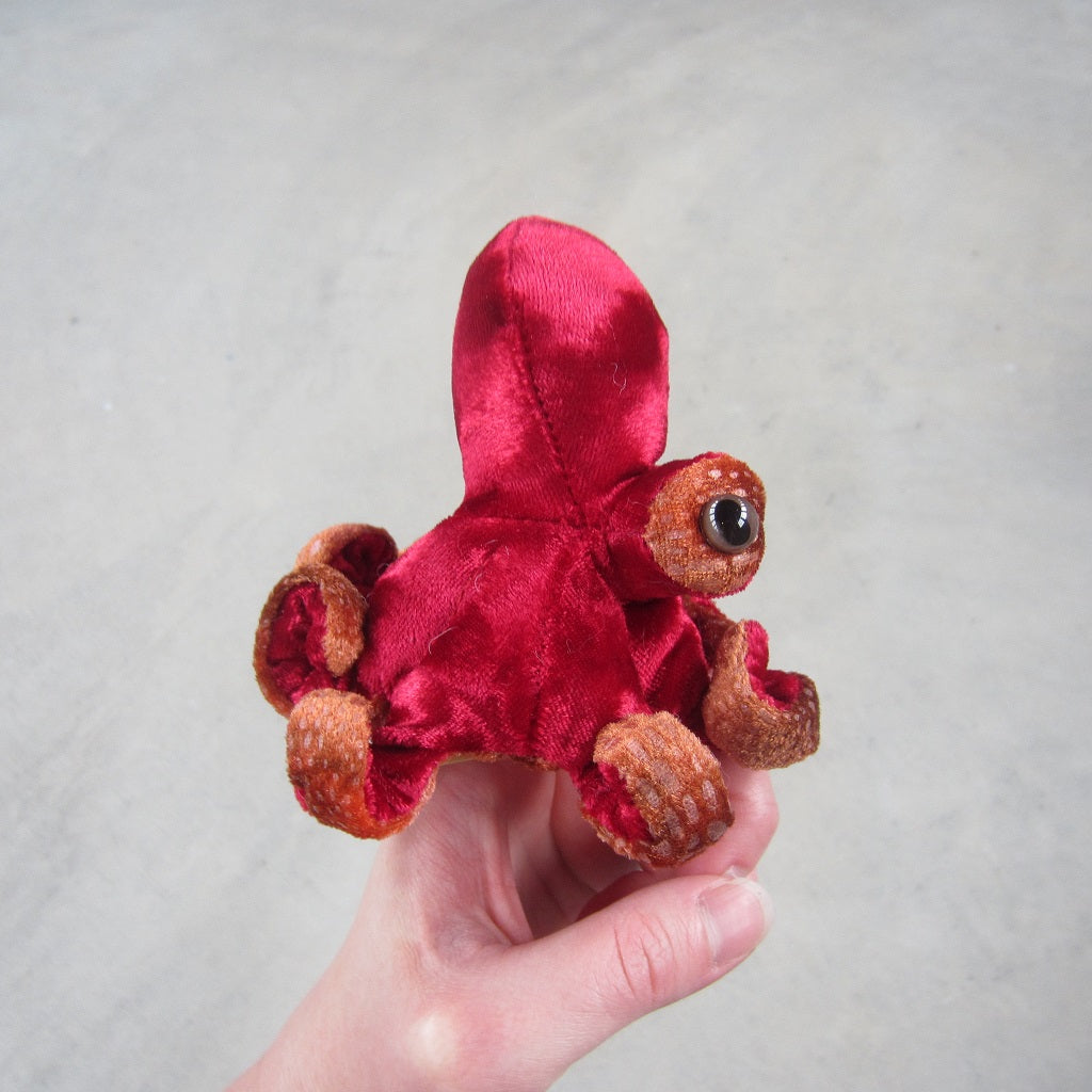 Finger Puppet: Mini Red Octopus