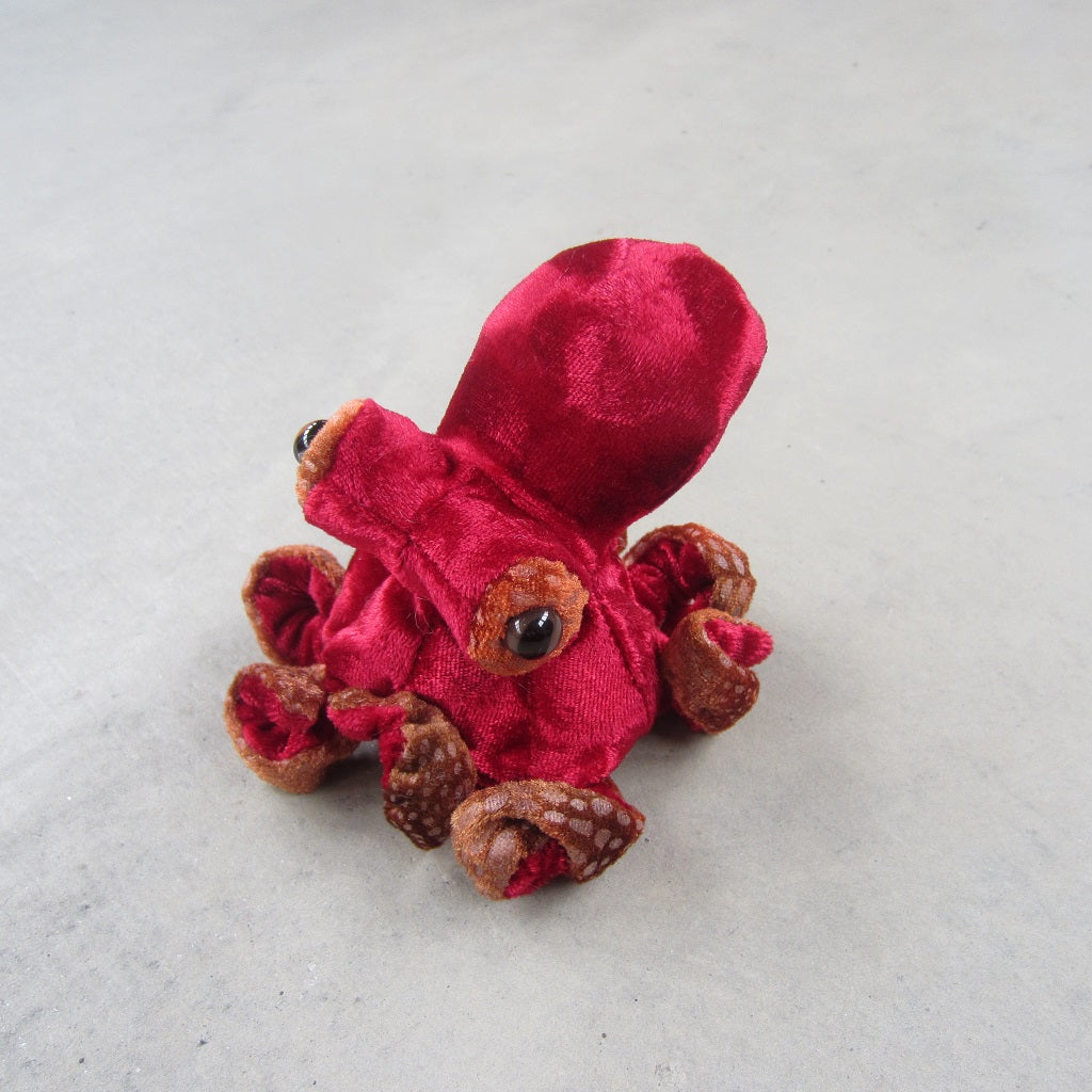 Finger Puppet: Mini Red Octopus