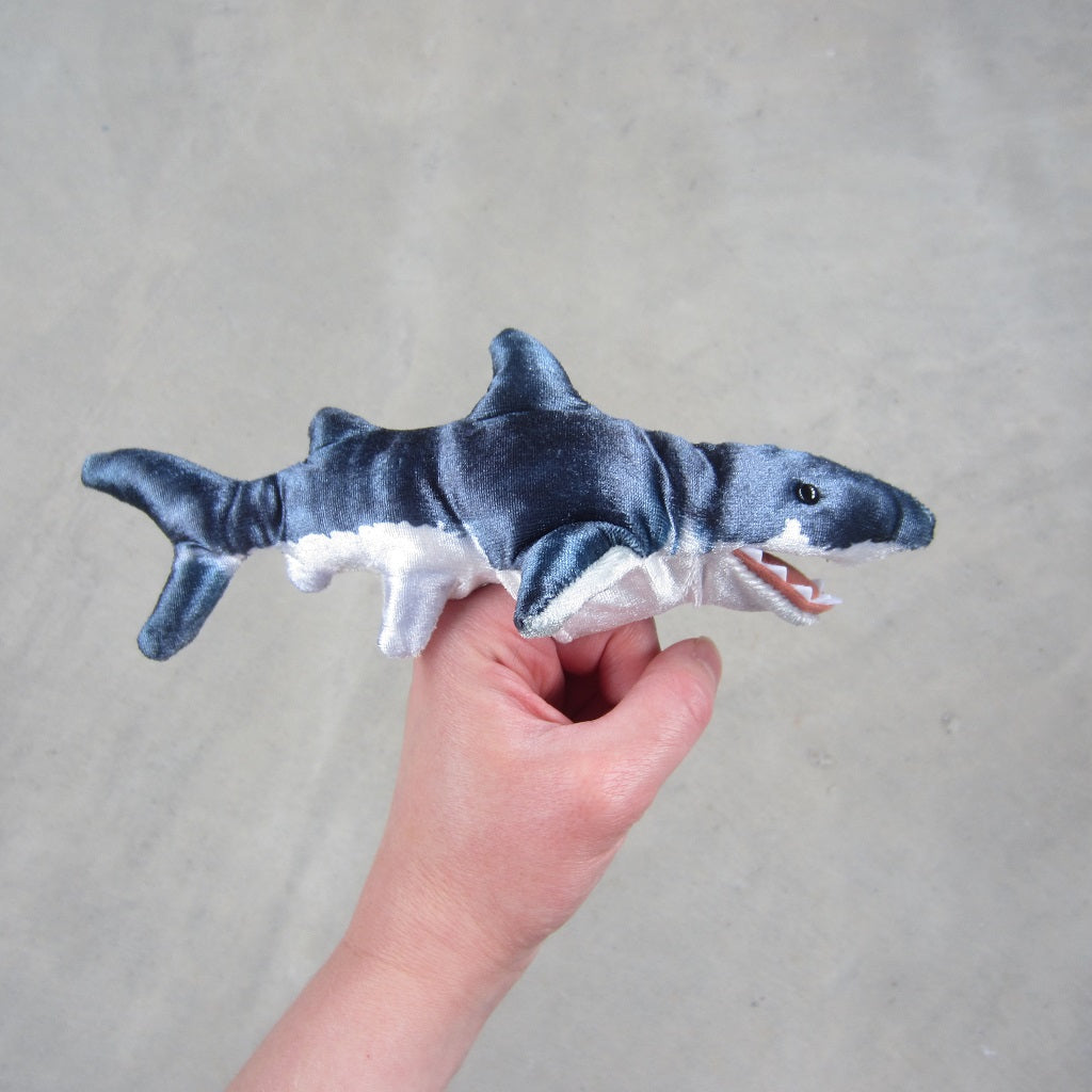 Shark Puppet Model Finger Puppet: Mini Shark – MASS MoCA