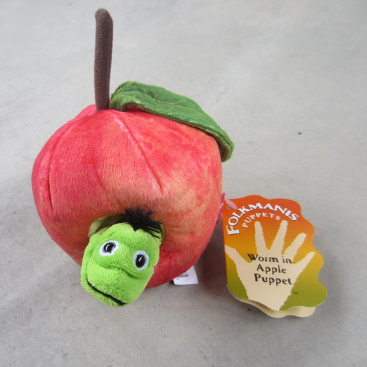 Finger Puppet: Worm in Apple