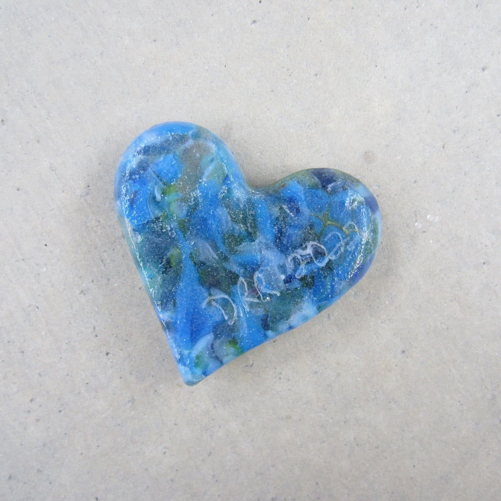 Fused Glass Hearts