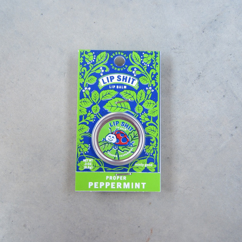 Lip Shit Lip Balm: Proper Peppermint