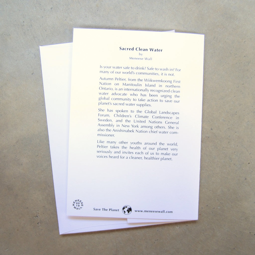 Greeting Card: Sacred Clean Water