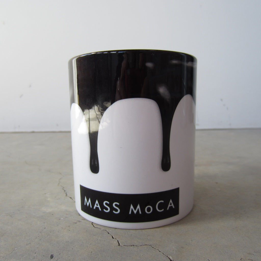 MASS MoCA Paint Drip Mug: Black