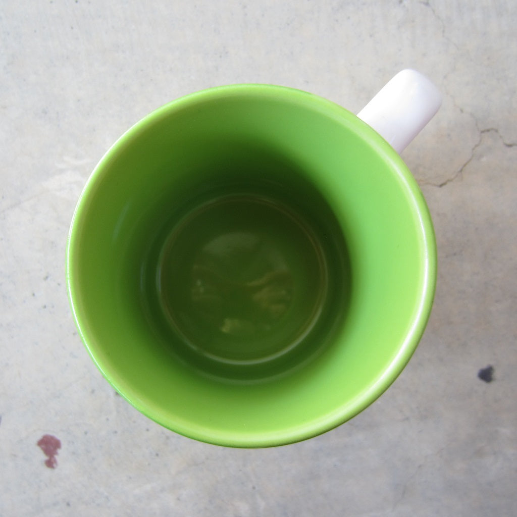 MASS MoCA Paint Drip Mug: Light Green