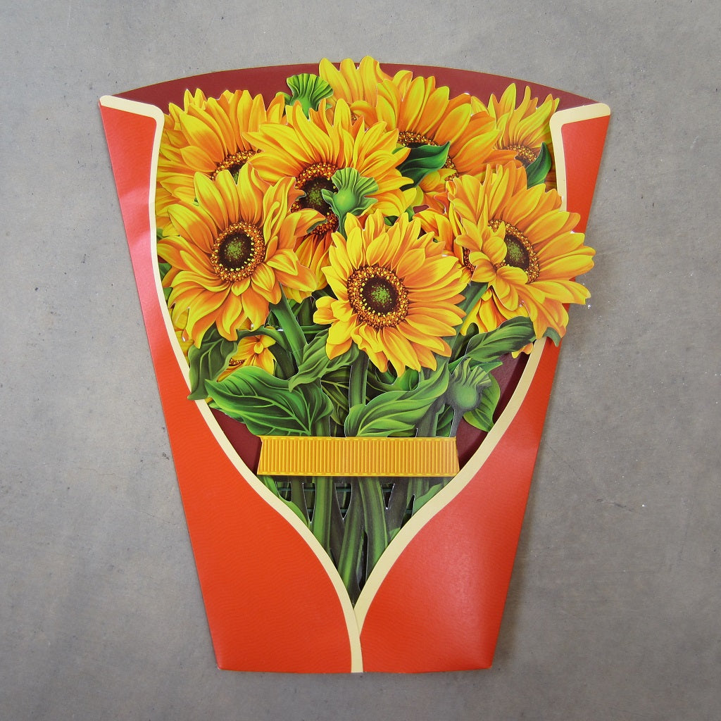 Paper Bouquet: Sunflowers