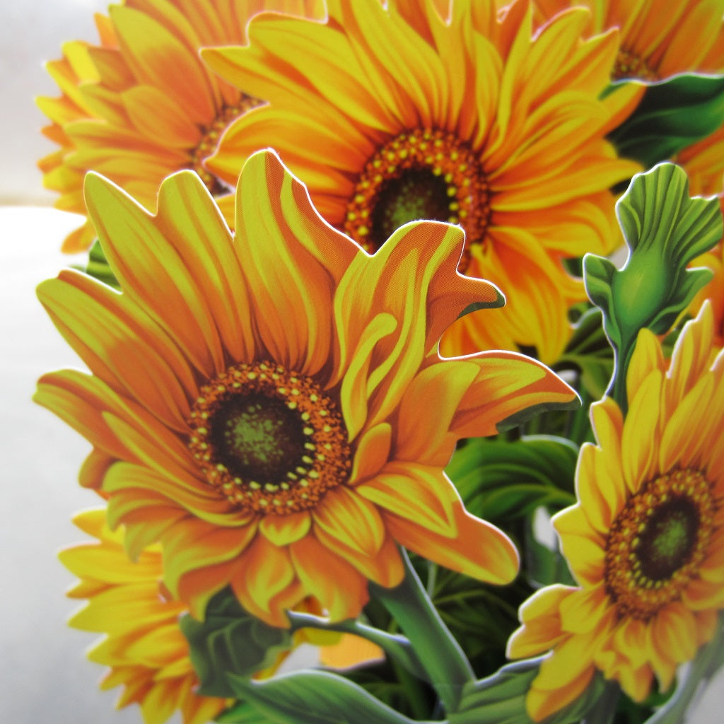 Paper Bouquet: Sunflowers