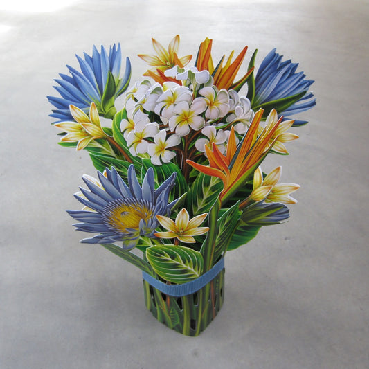 Paper Bouquet: Tropical Bloom