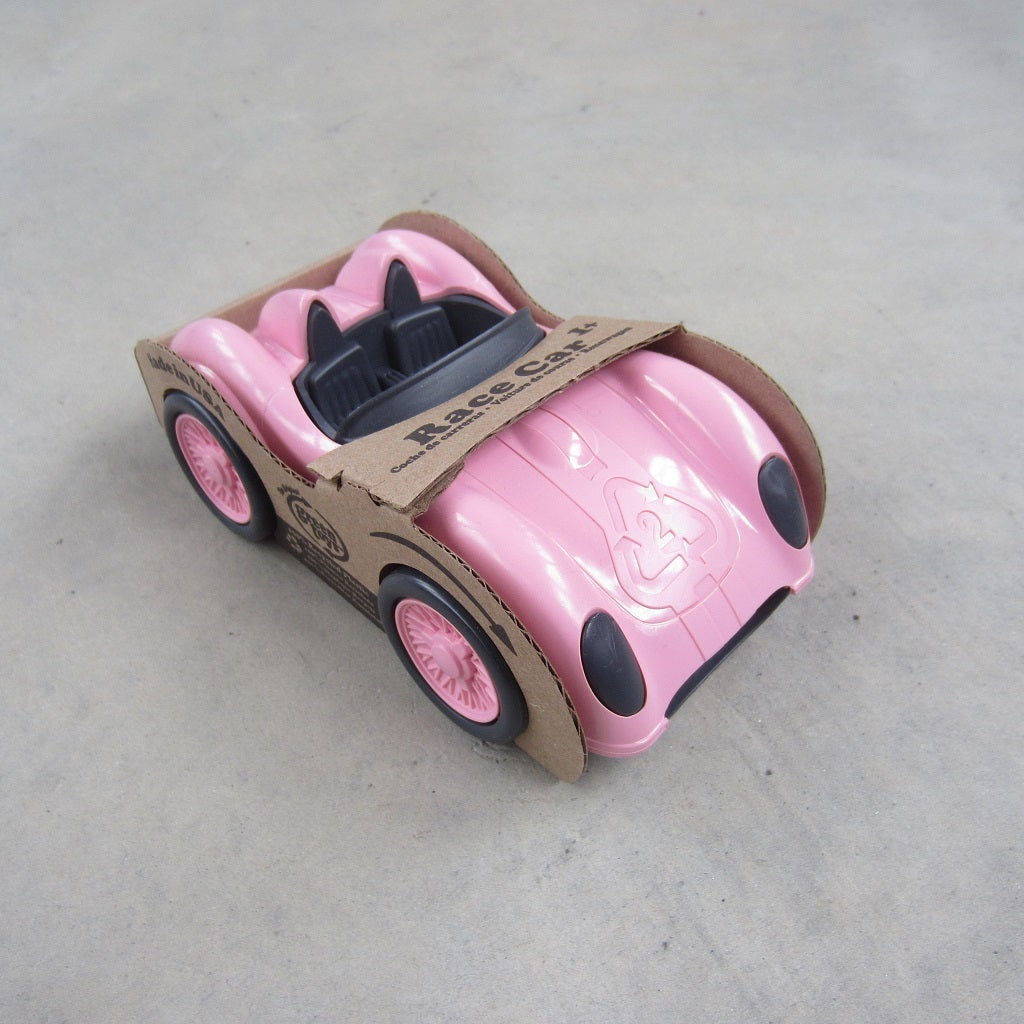 Recycled Plastic Race Car Pink