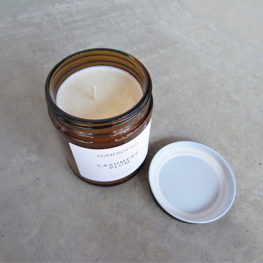 Natural Soy Candle: Cashmere Plum