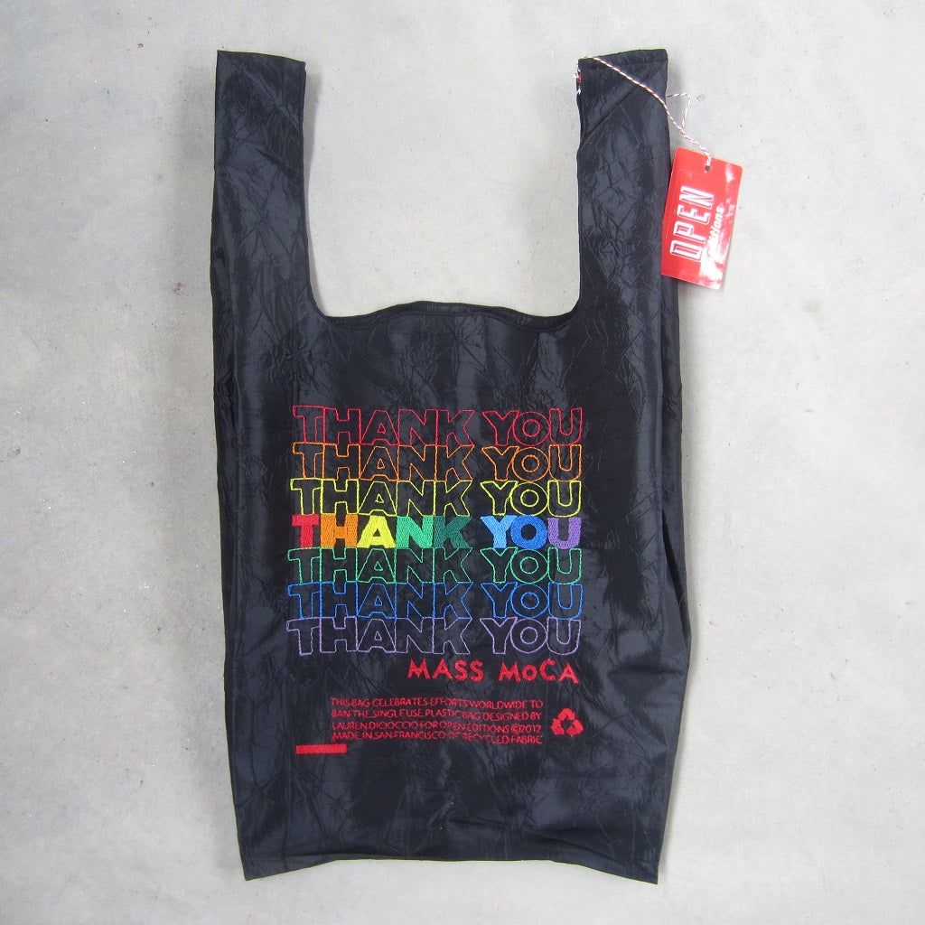 MASS MoCA Thank You Bag: Rainbow + Black