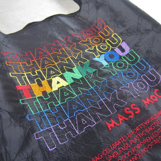 MASS MoCA Thank You Bag: Rainbow + Black