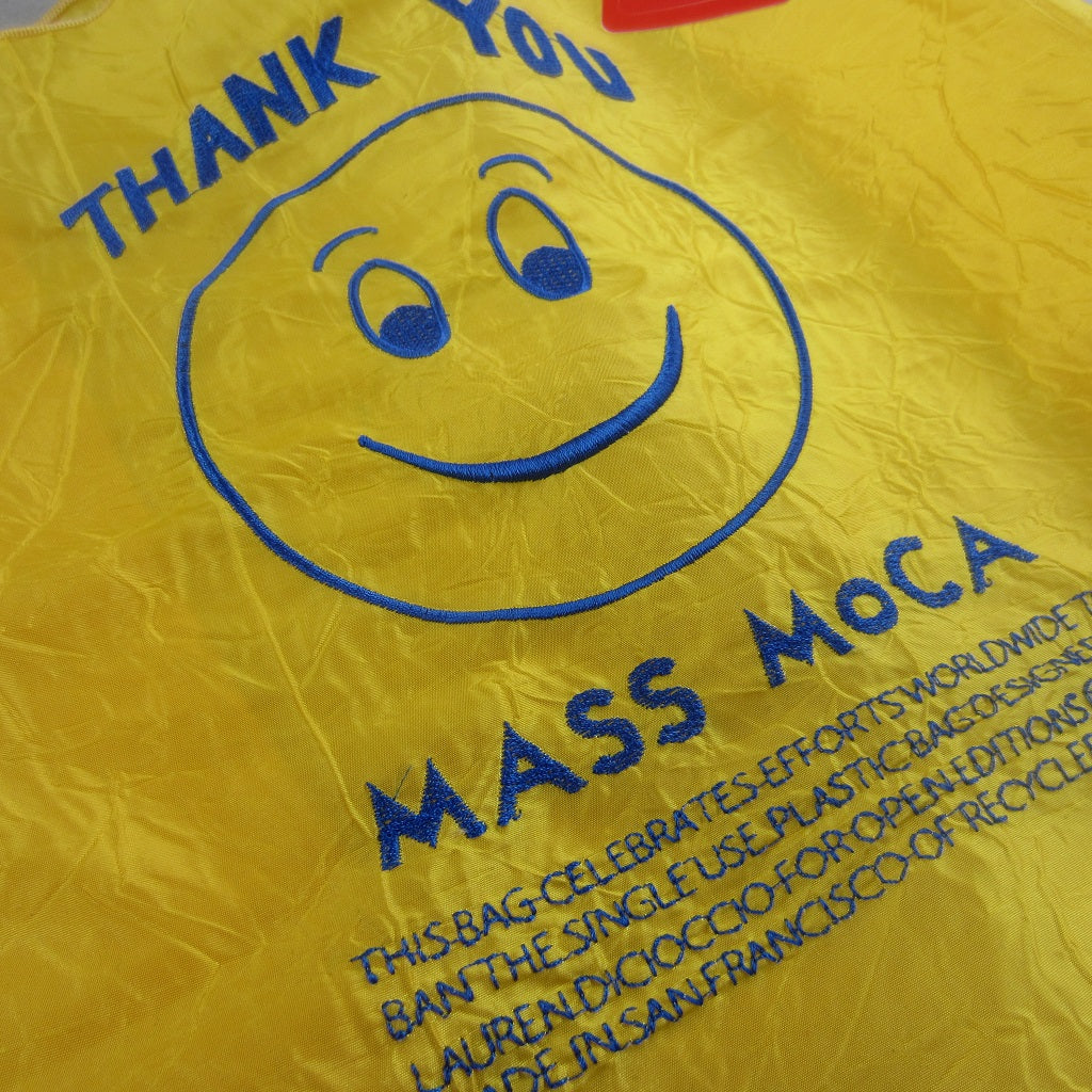 MASS MoCA Thank You Bag: Yellow Smiley