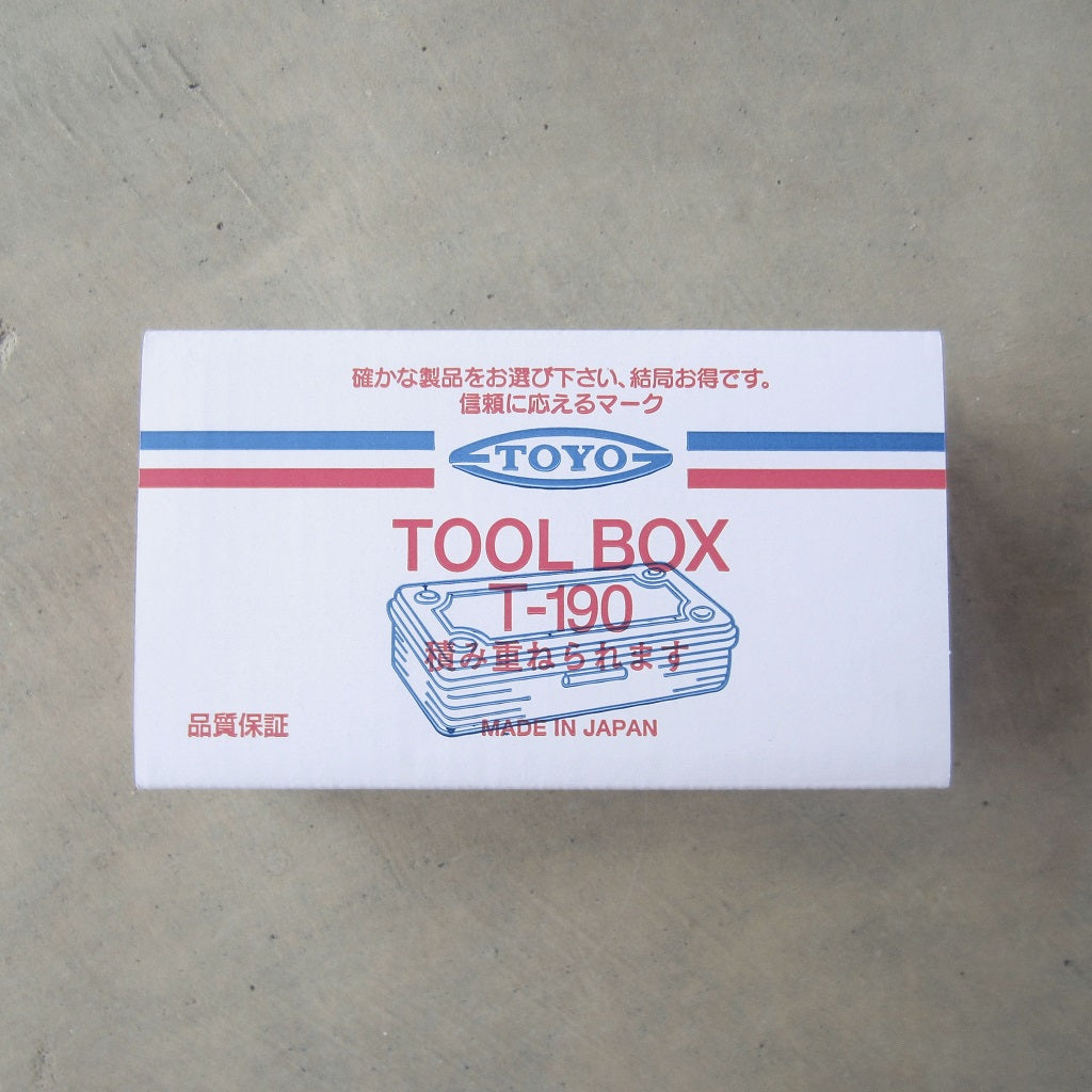 TOYO Steel Stackable Storage Box T-190: Black
