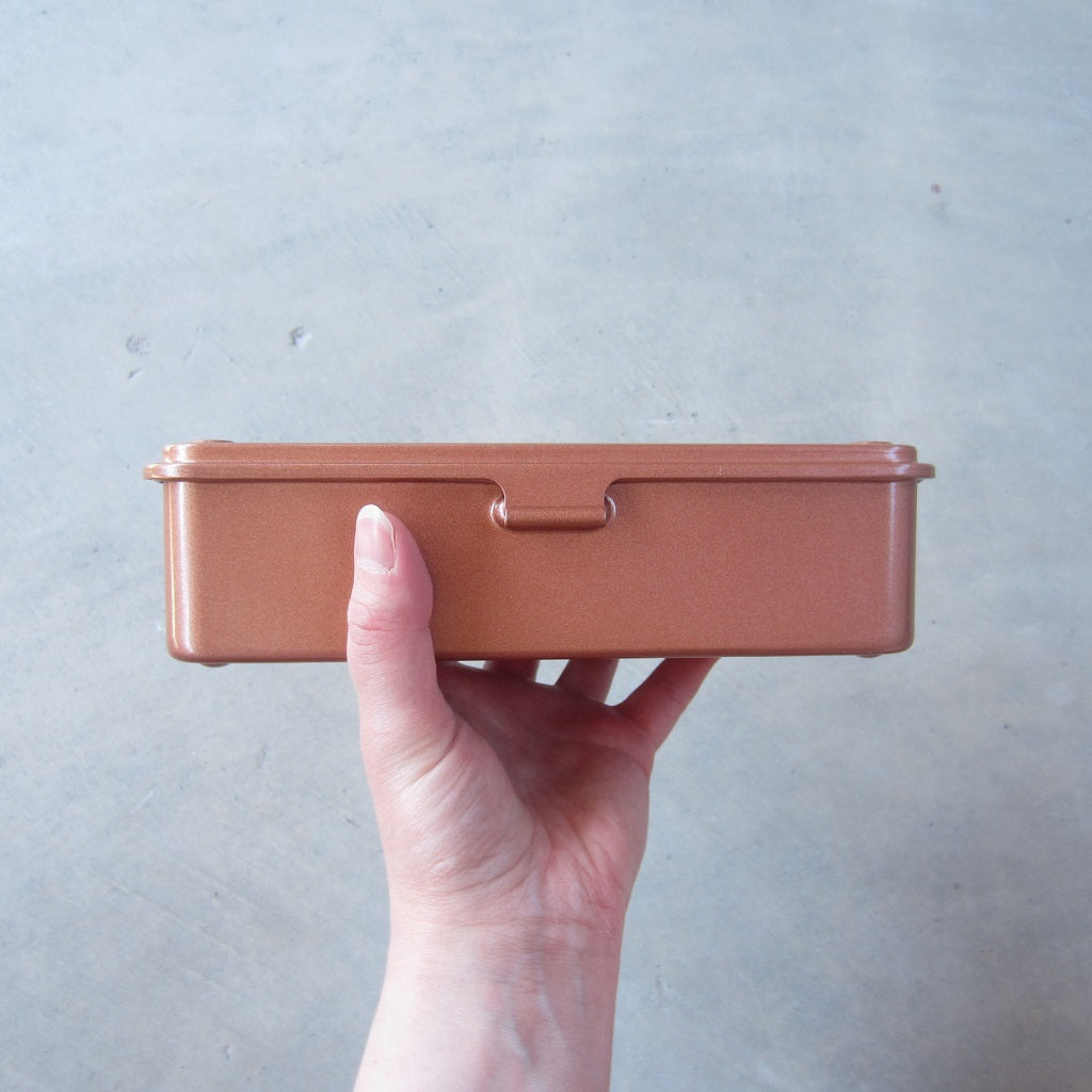 TOYO Steel Stackable Storage Box T-190: Copper – MASS MoCA