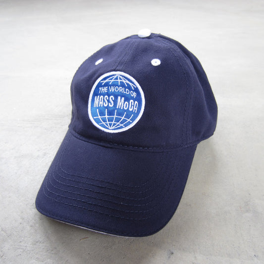 World of MASS MoCA Ball Cap: Navy Blue