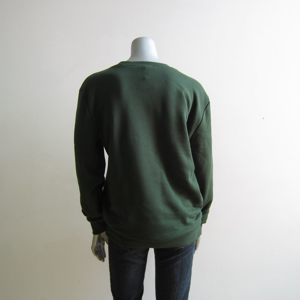 World of MASS MoCA Crew Neck Pullover Sweatshirt Green