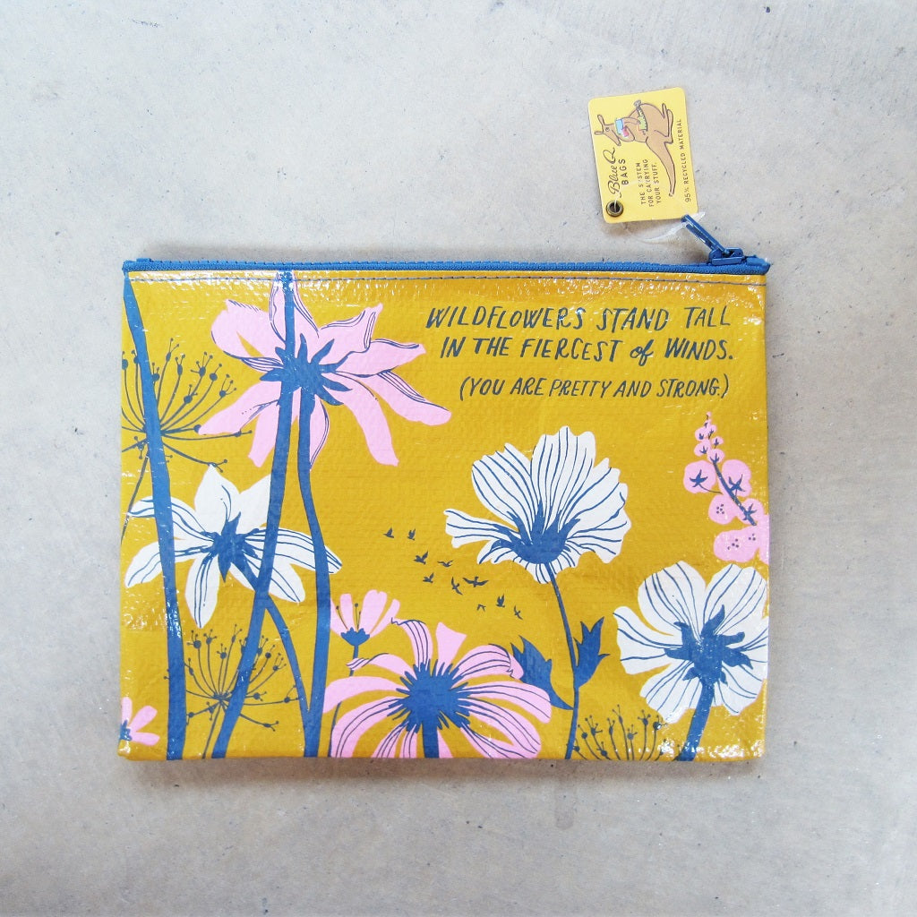 Zipper Pouch: Wildflowers Stand Tall