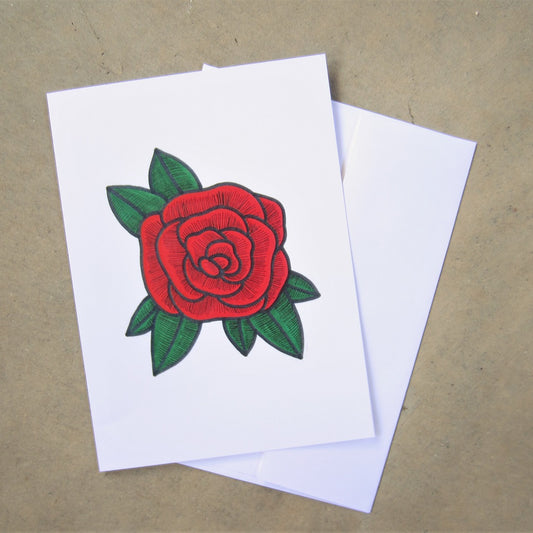 Greeting Card: Rose